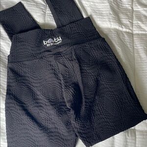 Brabants Black Textured Leggings